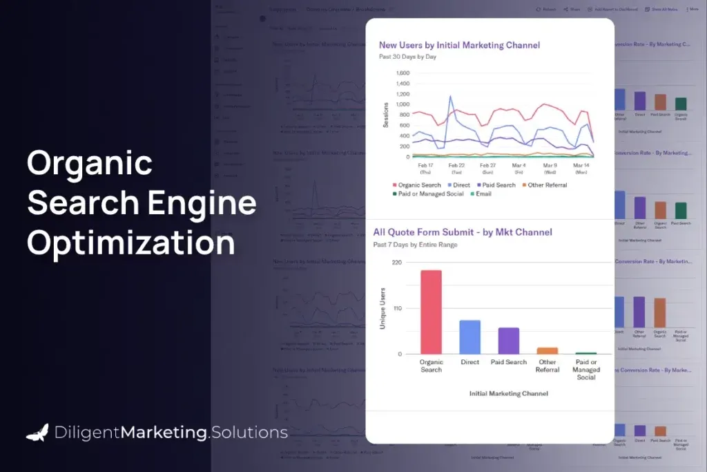 Organic search strategy framework by Diligent Marketing Solutions