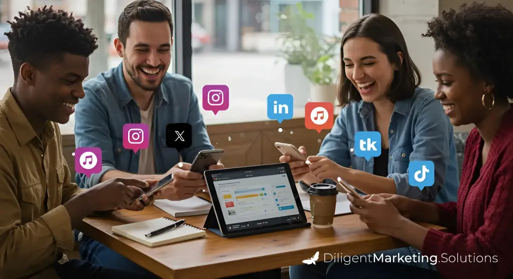 Social media marketing and management by Diligent Marketing Solutions